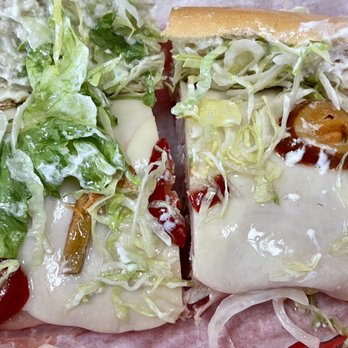 D'aleo Italian Deli - Italian sub #1 on the menu. Messy but oh so good. Highly recommend by my husband. So fresh and the bread is not thick. - Delis Near Me - Saint Augustine, Florida