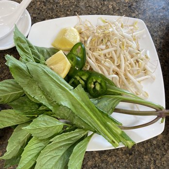 Pho Vietnam - Veggie accompaniment for Pho - Vietnamese Near Me - Honolulu, Hawaii Pho Vietnam - Veggie accompaniment for Pho - Vietnamese Near Me - Honolulu, Hawaii