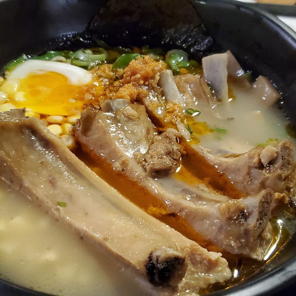 Ramen 101 - Tokyo style with Braised Pork Ribs. Good. - Ramen Near Me - Livermore, California Ramen 101 - Tokyo style with Braised Pork Ribs. Good. - Ramen Near Me - Livermore, California