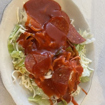 Fanelli's Amici's - House salad with French dressing - Italian Near Me - Wheat Ridge, Colorado Fanelli's Amici's - House salad with French dressing - Italian Near Me - Wheat Ridge, Colorado