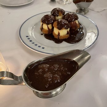 Bouchon - Profiteroles (usually comes with 3) - French Near Me - Las Vegas, Nevada