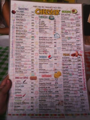 Menu photo 2 Cheester Cancún, ROO Menu photo 2 Cheester Cancún, ROO