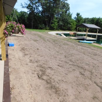 Hintz Excavating & Blacktop - This is the lawn we paid for.. We have underground sprinkling.. Looks terrible - General Contractors Near Me - Adams, Wisconsin Hintz Excavating & Blacktop - This is the lawn we paid for.. We have underground sprinkling.. Looks terrible - General Contractors Near Me - Adams, Wisconsin