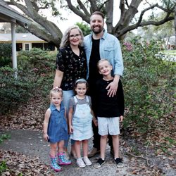 The Well Ministry - Pastor Nathan with his wife )and worship leader) and his beautiful family