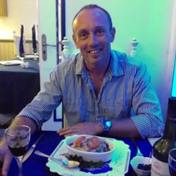 Le Saint Georges - The Moussaka was delicious.
