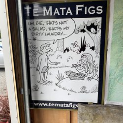 Te Mata Figs - Funny sign