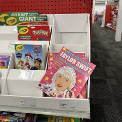 Staples - There were no postal scales to be found, but my business definitely needed a Taylor Swift coloring book.