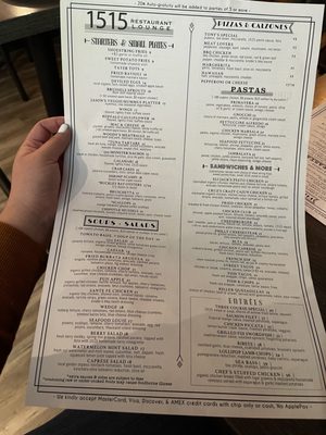 Menu photo 7 1515 Restaurant & Lounge Walnut Creek, CA