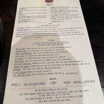 Etto Pasta Bar - Menu - Italian Near Me - Paso Robles, California Etto Pasta Bar - Menu - Italian Near Me - Paso Robles, California