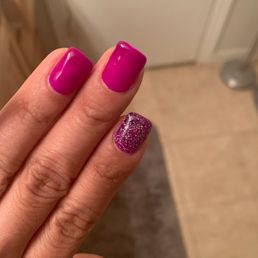 Lumpy shellac nails Lumpy shellac nails