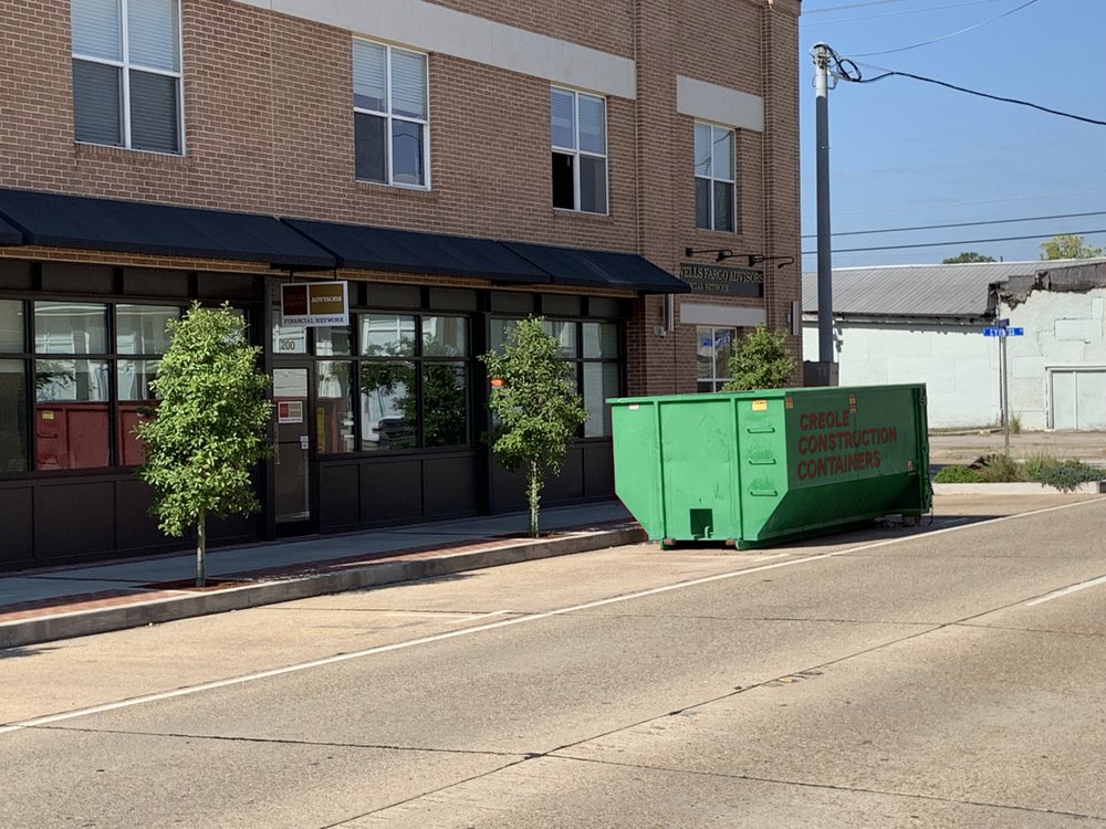 CREOLE CONSTRUCTION CONTAINERS Updated August 2024 Alexandria