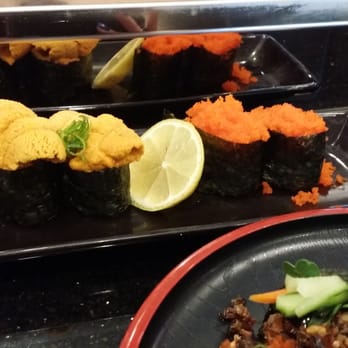 Wasabi Bistro - Uni and masago nigiri - Japanese Near Me - Livermore, California
