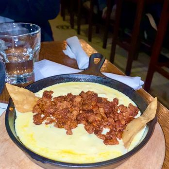 Purepecha - Queso w|Chorizo dip. - Mexican Near Me - Brooklyn, New York Purepecha - Queso w|Chorizo dip. - Mexican Near Me - Brooklyn, New York
