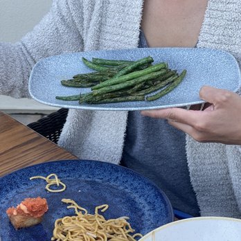 bashi - the dark green beans (about 12 halves) = $17. We asked them to make it a bit more robust and hence the lighter green ones. - Asian Fusion Near Me - Rancho Palos Verdes, California bashi - the dark green beans (about 12 halves) = $17. We asked them to make it a bit more robust and hence the lighter green ones. - Asian Fusion Near Me - Rancho Palos Verdes, California
