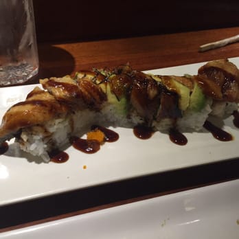 Sushi Kuchi - One of our rolls! Portions were great - Sushi Bars Near Me - San Diego, California Sushi Kuchi - One of our rolls! Portions were great - Sushi Bars Near Me - San Diego, California