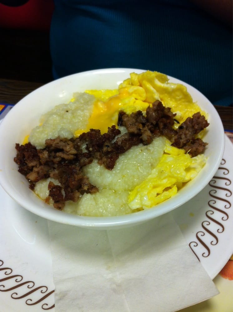 Sausage egg & cheese grit bowl Yelp
