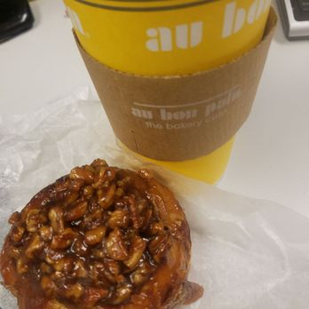 Au Bon Pain - Pecan croissant and coffee - Soup Near Me - Albany, New York Au Bon Pain - Pecan croissant and coffee - Soup Near Me - Albany, New York