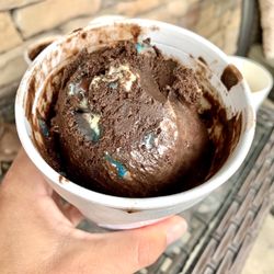 JJ's Ice Cream - Chocolate with all the m&ms & fudge