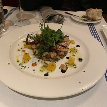 Bistro Du Marché - Pretty good octopus appetizer. - French Near Me - La Jolla, California Bistro Du Marché - Pretty good octopus appetizer. - French Near Me - La Jolla, California