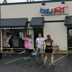Twyfit Personal Fitness - Working outside in the front lot