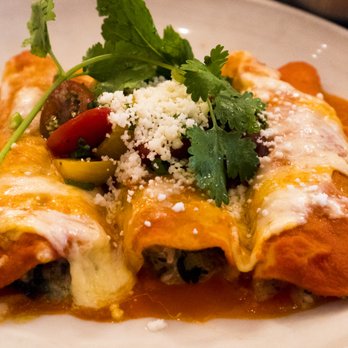 The Painted Burro - Roasted Achiote Chicken Enchiladas - Mexican Near Me - Somerville, Massachusetts