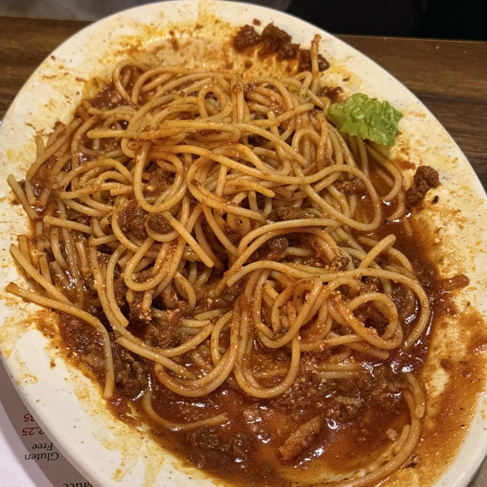 Half order of Spaghetti with Meat Sauce