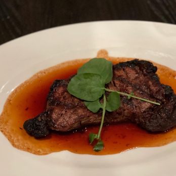 Gordon Ramsay Hell's Kitchen - New York strip steak in demi glaze - Steakhouses Near Me - Stateline, Nevada Gordon Ramsay Hell's Kitchen - New York strip steak in demi glaze - Steakhouses Near Me - Stateline, Nevada