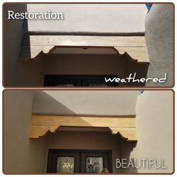 Knotty's Custom Carpentry - When the sun in the southwest strikes, wood suffers. Not to mention wind...