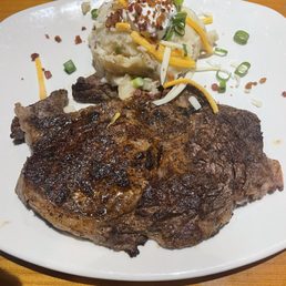 Ribeye* 13 oz.with Loaded Mashed Potatoes