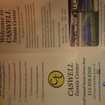 Caswell Tennis Center - Tennis Near Me - Austin, Texas Caswell Tennis Center - Tennis Near Me - Austin, Texas