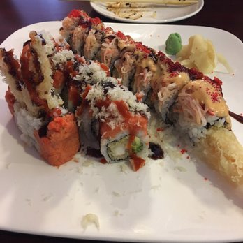 Wasabi - "Rock n roll" on the left, "dancing girl" on the right. Both are amazing! - Japanese Near Me - Jacksonville, North Carolina Wasabi - "Rock n roll" on the left, "dancing girl" on the right. Both are amazing! - Japanese Near Me - Jacksonville, North Carolina