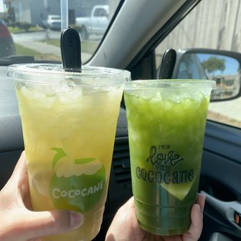 Cococane - OG (left) and Pennywort (right) Drink - Fruits & Veggies Near Me - Garden Grove, California