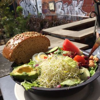 Mezzo - It's hard to capture the size, but this is just smaller than a punch bowl - Sandwiches Near Me - Berkeley, California Mezzo - It's hard to capture the size, but this is just smaller than a punch bowl - Sandwiches Near Me - Berkeley, California