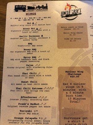 Menu photo 8 Uncle Joe’s Pizza And Wings Long Beach, MS