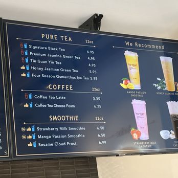 TP Tea - Menu - Bubble Tea Near Me - Irvine, California