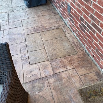 CNC Concrete - AFTER - fixed by CNC Concrete! They matched the color really closely! - Masonry/Concrete Near Me - McKinney, Texas
