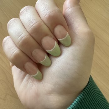 Eclipse Nail Bar - french tip was too thick. - Nail Salons Near Me - San Jose, California Eclipse Nail Bar - french tip was too thick. - Nail Salons Near Me - San Jose, California