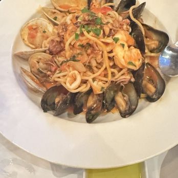 Casarecce - spaghetti frutti di mare - Italian Near Me - Boston, Massachusetts