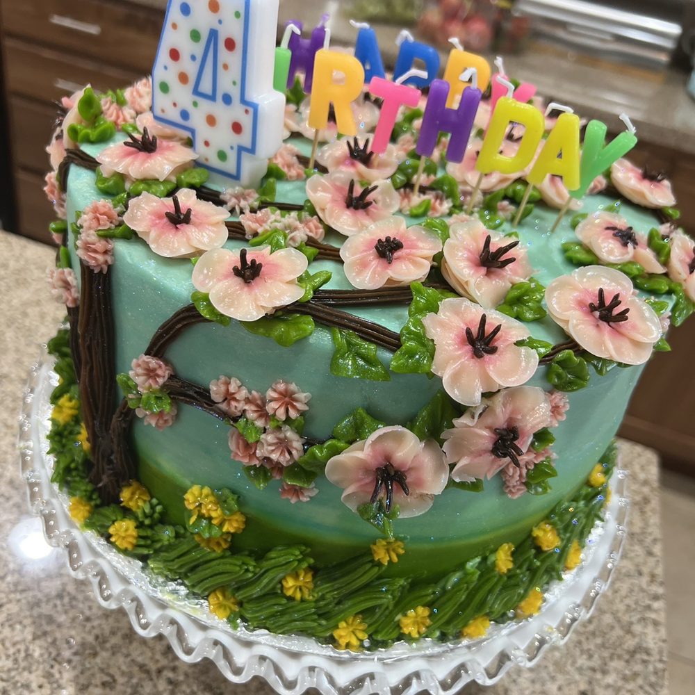 The Blooming Cupcake - The candles are us, everything else is custom. - Cupcakes Near Me The Blooming Cupcake - The candles are us, everything else is custom. - Cupcakes Near Me