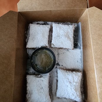 Beignets & Brew - 4 Beignets and buttercream sauce - Desserts Near Me - Orlando, Florida