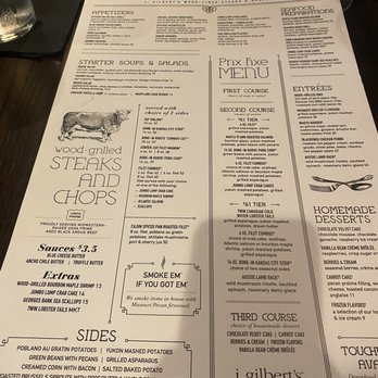 J Gilbert's - Menu - Bars Near Me - Omaha, Nebraska