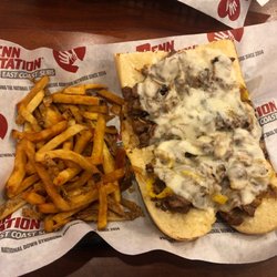 Penn Station East Coast Subs - Philly Cheesesteak, fire