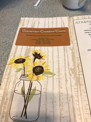 Menu photo 5 Country Charm Cafe Metamora, OH Menu photo 5 Country Charm Cafe Metamora, OH
