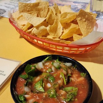 Moreno's - Side of cilantro & onions to accompany the chips and salsa - Mexican Near Me - Orange, California