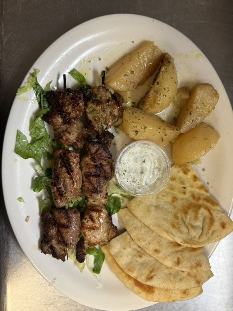 Food from Mikonos Restaurant