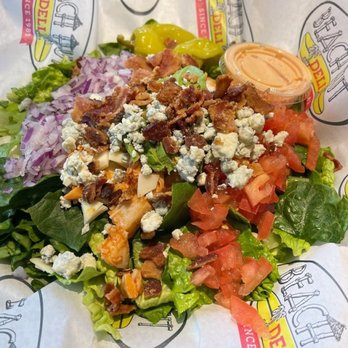 Beach Hut Deli - Cobb salad - large and crispy-fresh! - Delis Near Me - Mission Viejo, California Beach Hut Deli - Cobb salad - large and crispy-fresh! - Delis Near Me - Mission Viejo, California