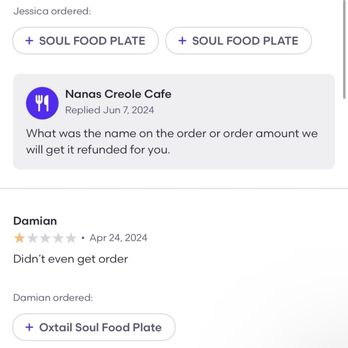 Nanas Creole Cafe - These are also doordash reviews. - Soul Food Near Me - Las Vegas, Nevada
