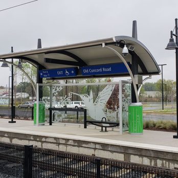 Lynx Old Concord Station - Station waiting area. - Train Stations Near Me - Charlotte, North Carolina