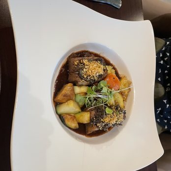 MW Restaurant - Braised beef with vegetables. The beef is so tender and flavorful! - New American Near Me - Honolulu, Hawaii