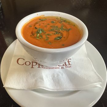 Copperleaf Restaurant & Bar - Tomato Fennel Soup - New American Near Me - SeaTac, Washington Copperleaf Restaurant & Bar - Tomato Fennel Soup - New American Near Me - SeaTac, Washington